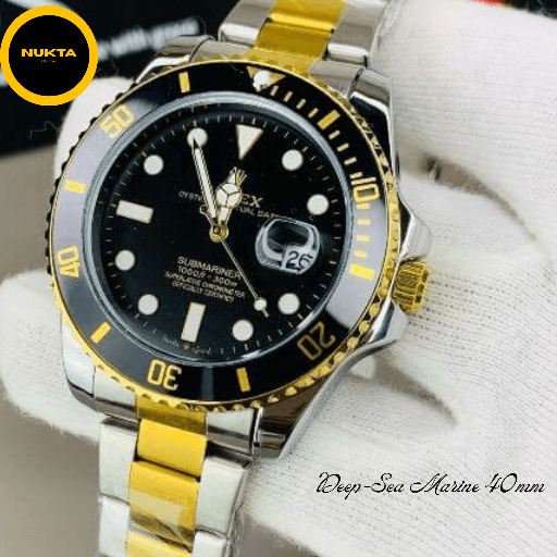 Deep-Sea Marine 40mm | Stainless Steel Diving Interface & Bezel