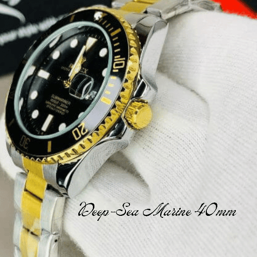 Deep-Sea Marine 40mm | Stainless Steel Diving Interface & Bezel