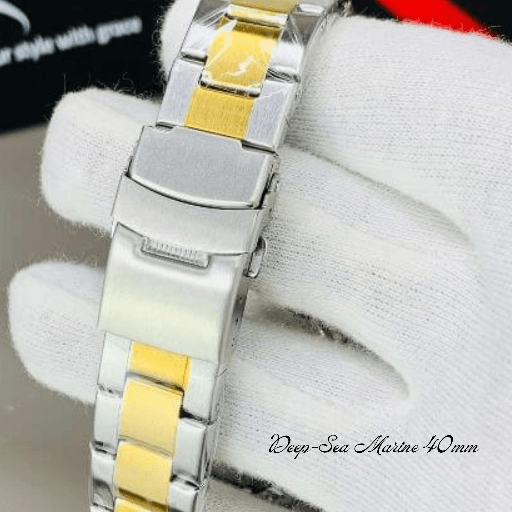Deep-Sea Marine 40mm | Stainless Steel Diving Interface & Bezel