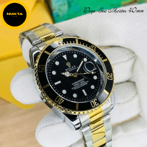 Deep-Sea Marine 40mm | Stainless Steel Diving Interface & Bezel