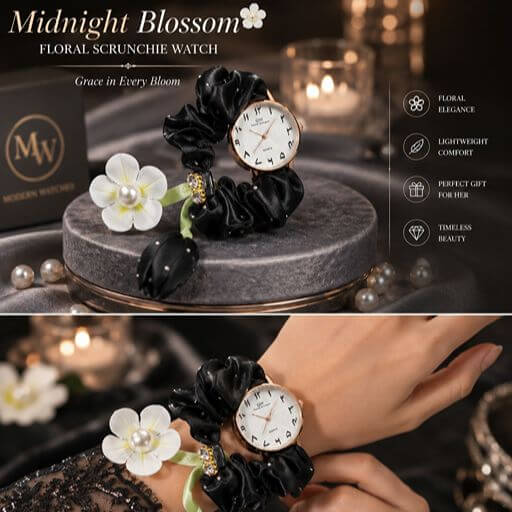 DotPrintedScrunchieWatch