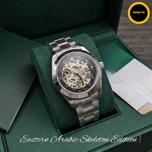 Eastern Arabic Skeleton Edition Stainless Steel Automatic Mechanical Interface


